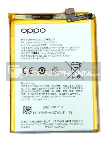 Batería Oppo A11S - A16 - A16S - A53 - A53s - A32 - A33 - A74 5G - A93 5G / A54 5G original (Service Pack) 5000mAh