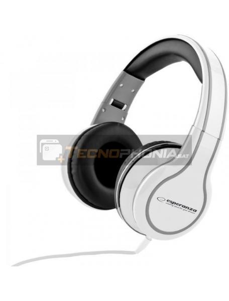 Auriculares Esperanza Blues EH136W con control de volumen y 3m de cable