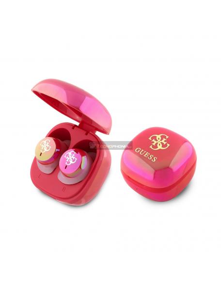 Airculares Bluetooth Guess 4G Logo Mini rosa