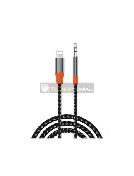 Adaptador de audio lightning iPhone 6 - 7 a mini jack 3.5 mm + USB