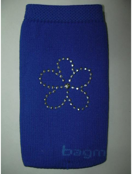 Funda - calcetín Bagmóvil Diamond flor azul