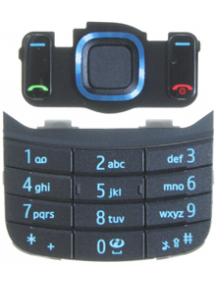 Teclado Nokia 6600 slide negro - azul