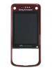 Carcasa frontal Sony Ericsson W760i rojo