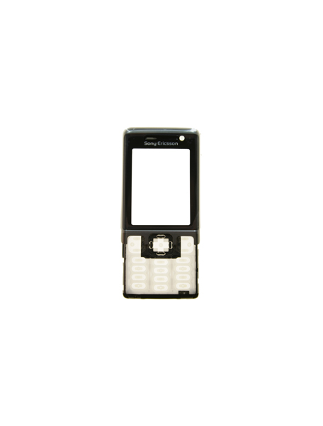 Carcasa frontal Sony Ericsson C702 negra