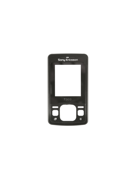 Carcasa frontal Sony Ericsson T303 negra