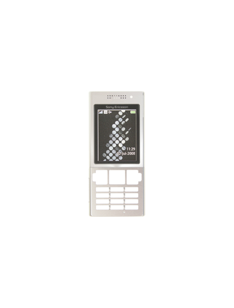 Carcasa frontal Sony Ericsson T700 plata