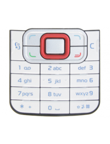 Teclado Nokia 6120 classic blanco Vodafone