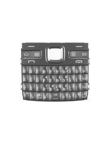 Teclado externo Nokia E72 QWERTY gris