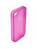 Funda de silicona Apple iPhone 4 rosa círculos