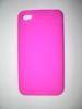 Funda de silicona Apple iPhone 4 rosa