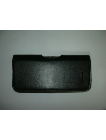 Funda de piel Nokia E90 negra