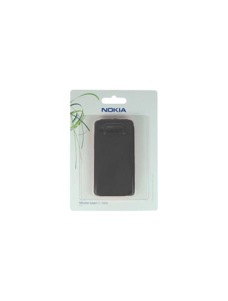 Funda de silicona Nokia CC-1000 negra