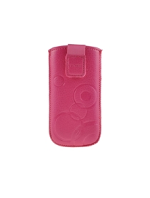 Funda cartuchera en piel Telone Deko rosa para Nokia N95