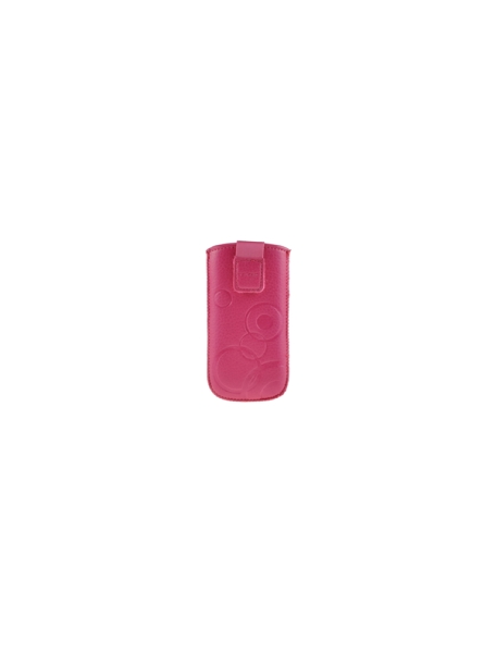 Funda cartuchera en piel Telone Deko rosa para Nokia 3110