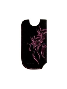 Funda Nokia 6700 classic negra - rosa