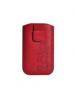 Funda cartuchera en piel Telone Slik roja para 5800