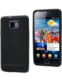 Funda de silicona Ideus Samsung i9100 Galaxy S II negra