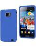 Funda de silicona Samsung i9100 Galaxy S II azul sin blister