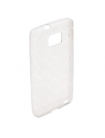 Funda de silicona TPU Samsung i9100 Galaxy S II transparente cír