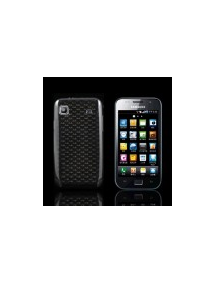 Funda de silicona TPU diamantes Samsung i9003 Galaxy SCL negra