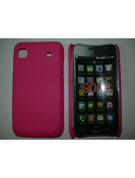 Protector rígido trasero Samsung i9003 Galaxy SCL rosa