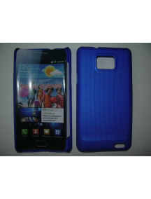 Protector rígido trasero Samsung i9100 Galaxy S II azul