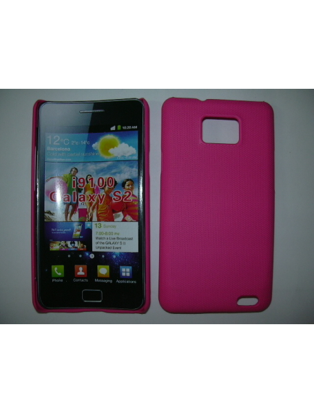 Protector rígido trasero Samsung i9100 Galaxy S II rosa