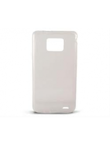 Funda de silicona TPU Samsung i9100 Galaxy S II blanca