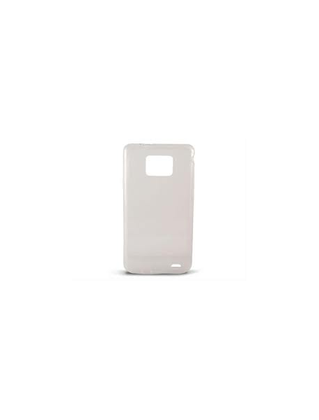 Funda de silicona TPU Samsung i9100 Galaxy S II blanca