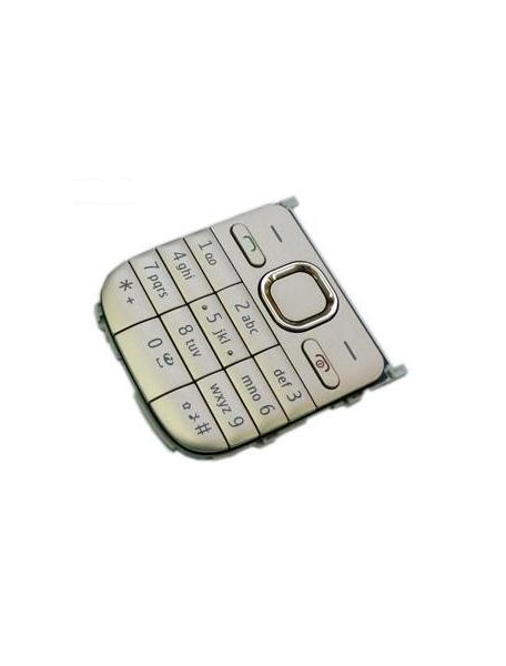 Teclado Nokia C2-01 plata