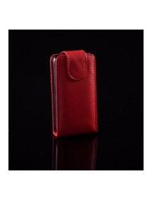 Funda solapa en piel Telone para Samsung i9100 Galaxy S II roja