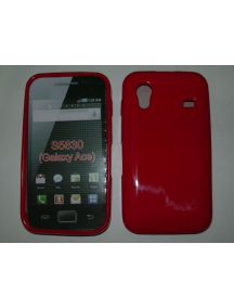 Funda TPU Telone Samsung S5830 Galaxy Ace roja