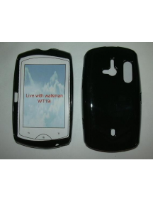 Funda TPU Telone Sony Ericsson WT19i Live with Walkman negra