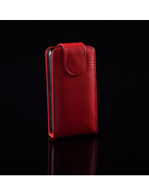 Funda de solapa en piel Telone para Samsung i9000 Galaxy S roja