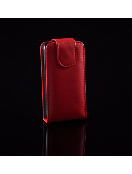 Funda de solapa en piel Telone para Samsung i9000 Galaxy S roja