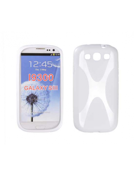 Funda TPU X-case Telone Samsung i9300 Galaxy S III blanca