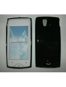 Funda TPU Telone Sony Ericsson ST18 Xperia Ray negra