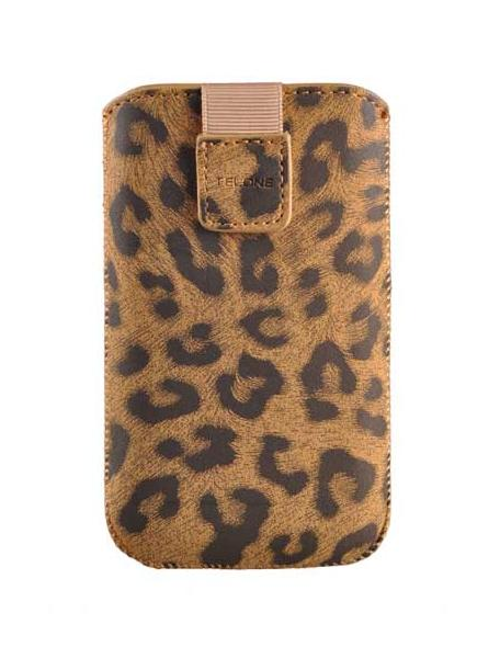 Funda cartuchera Telone Leo marrón iPhone 3G