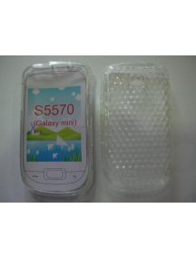 Funda TPU Samsung S5570 Galaxy Mini transparente