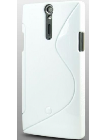 Funda TPU Telone S-case Sony Ericsson LT26i Xperia S blanca