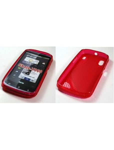 Funda TPU S-case ZTE Skate - Orange Montecarlo roja