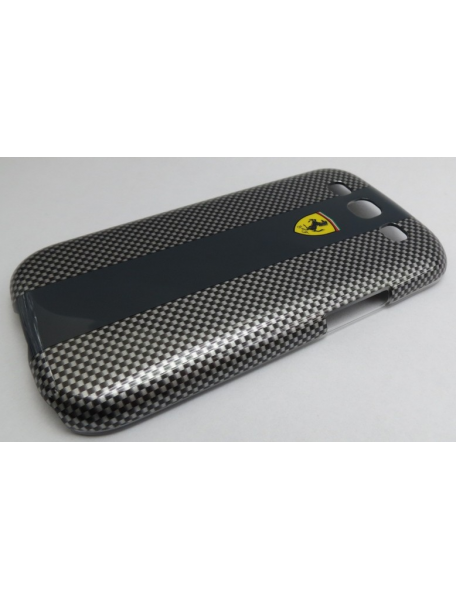 Funda Ferrari rígida Carbono - negra Samsung i9300 Galaxy SIII