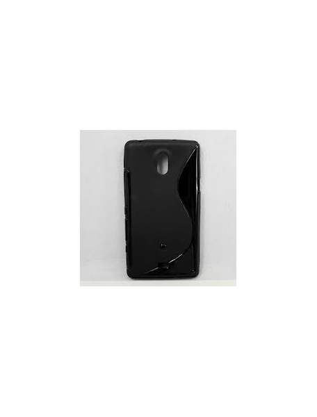 Funda TPU s-case Sony Ericsson LT30i Xperia T negra