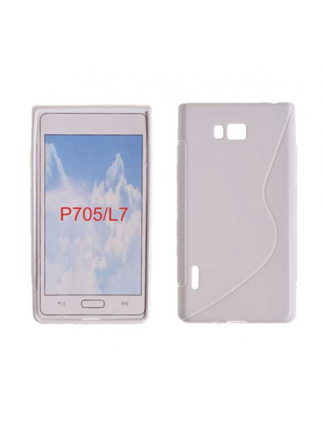 Funda TPU Telone S-case LG P700 L7 blanca