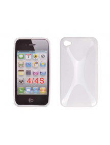 Funda TPU Telone x-case Iphone 4 - 4s blanca