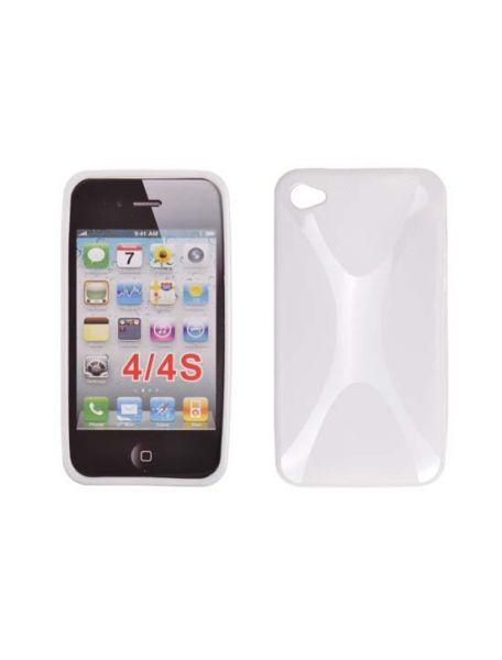 Funda TPU Telone x-case Iphone 4 - 4s blanca