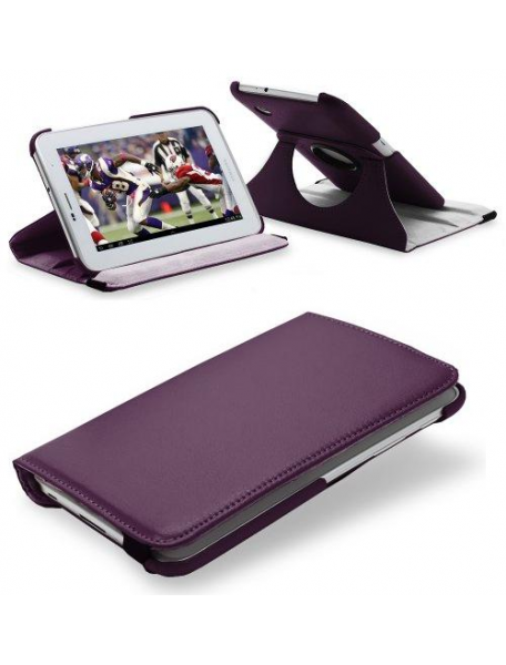 Funda rotatoria Samsung Galaxy Tab 2 7.0 P3100 - P3110 lila