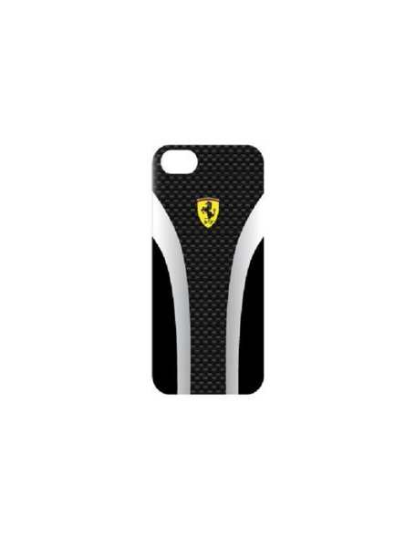 Funda Ferrari Scuderia rigida carbono - negra iPhone 5 FESCHCIP5