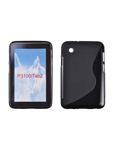 Funda TPU S-Case Telone Samsung P3100 Galaxy Tab 7.0 negra