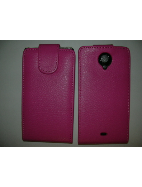 Funda solapa Sony Ericsson Xperia T LT30p fucsia